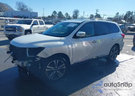 2017 Nissan Pathfinder Platinum from USA, damaged, VIN 5N1DR2MM6HC643961